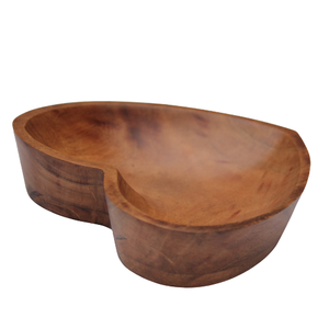 ถ้วยเทียนรูปหัวใจทำมือจากไม้ เป็นมิตรกับสิ่งแวดล้อม ผิวขัดเงา ปรับแต่งขนาดและรูปทรงได้ ใช้กับเครื่องล้างจานได้ - Product Image 3