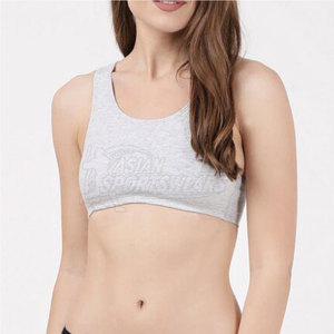 Seamless Breathable Athletic Fitness <b>Bra</b> with High Support Front Logo Eco-Friendly Material for Yoga & Daily Comfort Wear - Product Image 4