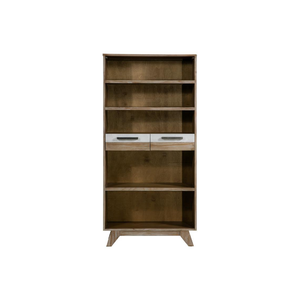SOHO Collection 1850mm Height Modern <b>Solid</b> <b>Wood</b> Durable Space-Saving OEM ODM Customize Services Highest Quality <b>Bookcase</b> - Product Image 1