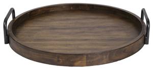 Plateau en bois et en métal pour taille personnalisée prix bon marché avec forme ronde polie à la main pour un meilleur polissage - Product Image 6