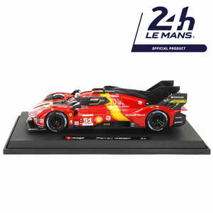 Bburago Ferrari Racing 499 LMH # Coche de Accesorios de Moda Impreso en Resina a Escala 1:18 (51 piezas) - Product Image 4