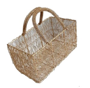Luxury Design <b>Metal</b> Wire Fruit <b>Storage</b> <b>Basket</b> Vegetable <b>Storage</b> Organizer <b>Basket</b> Gift Hamper Wire Mesh <b>Basket</b>. - Product Image 1