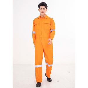 Streetwear à manches longues haute visibilité unisexe, ensembles d'uniformes de sécurité d'été, combinaison de sécurité respirante avec logo personnalisé pour hommes - Product Image 4