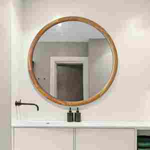 High In Demand With Reasonable Price Handicrafts Dressing <b>Mirror</b> Room Decor Round <b>Wooden</b> Frame Custom Design With Export Quality - Product Image 1