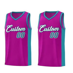 Uniforme de basket-ball élégant pour hommes maille de polyester léger respirant séchage rapide sans manches vêtements de sport décontractés tenue athlétique - Product Image 3