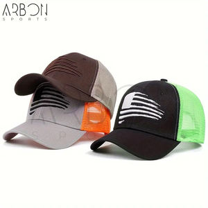 Producto más vendido, gorra de béisbol bordada personalizada, gorras de camionero de Color en contraste, gorras deportivas transpirables ajustables de verano - Product Image 1