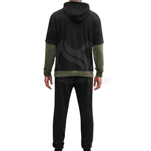 ชุดวอร์มผ้าฝ้ายมีฮู้ดระบายอากาศได้ดีเป็นมิตรกับสิ่งแวดล้อมชุดวอร์มผ้าฝ้าย100% ออกแบบโลโก้ได้ตามต้องการสำหรับฤดูหนาว - Product Image 3