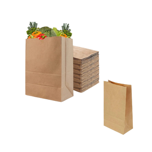 Sac en papier alimentaire écologique à prix compétitif emballage alimentaire biodégradable à emporter marron de style à ouverture automatique du Vietnam - Product Image 4