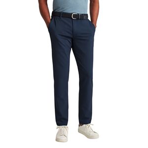 Pantalones Chinos Casuales de Talle Medio Recto Estilo Waffle para Hombre, Talla Americana Premium, OEM Personalizado, Color Azul Marino, Mejor Oferta con MOQ Bajo - Product Image 1