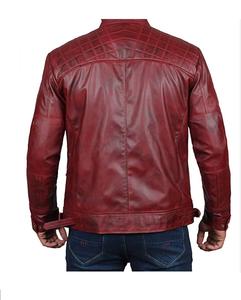 Chaqueta de Cuero Genuino para Hombre de Alta Calidad, Chaqueta de Cuero 100% Original Personalizada al por Mayor para Hombre - Product Image 6