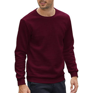 Sudadera Lisa con Cuello Redondo OEM, Negra, Unisex, de Algodón y Felpa, Ropa Promocional para Fabricación al por Mayor - Product Image 1