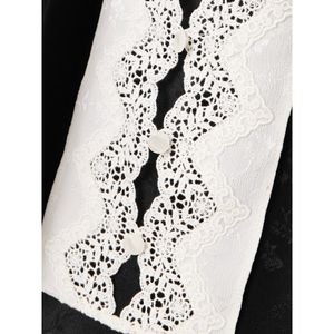 Camisola de encaje transpirable para mujer cómoda, ropa de dormir elegante/ropa informal con malla sexy para estilo Club - Product Image 4