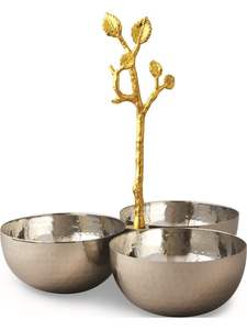 Nouveau 2025 bols de service en acier inoxydable de style classique faits à la main en gros couleur argent et or personnalisés - Product Image 6