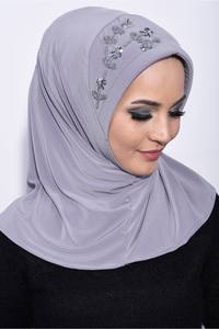 Nouvelle Saison Foulards pour Femmes Hijabs Vêtements Islamiques Pratique Hijab à Paillettes Mode Islamique Musulmane Qualité Turque Robes Modestes - Product Image 2