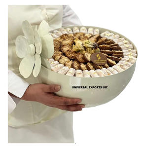 Cuenco de chocolate de diseño de última tendencia para Oriente Medio, cuenco dulce decorativo pulido con espejo, cuenco de chocolate de lujo de forma redonda - Product Image 2