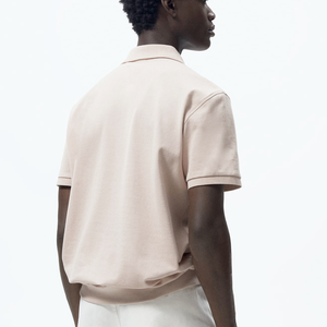 Camisetas casuales de alta calidad para hombres Moda de verano Blanco teñido para polos con rayas Venta al por mayor Ropa casual Camisetas para hombres - Product Image 6