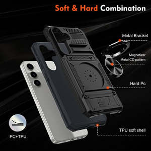เคสซัมซุง กาแลคซี่ เอ 37 5 จี ริงสแตนด์พร้อมช่องใส่บัตร 2 ช่อง สีม่วง - Product Image 4