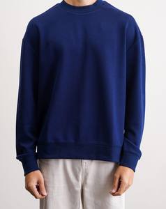 Sudadera para hombre más vendida, nueva llegada, sudadera de Color sólido con logotipo personalizado de fábrica, sudadera para hombre de algodón y poliéster con cuello redondo para hombre - Product Image 6