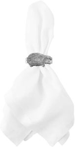 Servilletero de peltre inglés fino de erizo, decoración única para el hogar para fiestas, Material de madera y papel para centros de mesa - Product Image 2