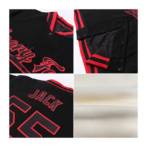 OEM personalizado Unisex Universidad Pop Chenille parches Logo bordado invierno Lettermen Varsity chaquetas con capucha a granel tela Vintage - Product Image 6