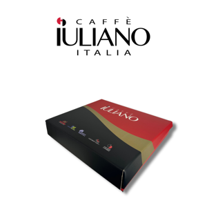 Coffret cadeau de grains de café Caffe Iuliano avec tasses et dosettes pour les amateurs d'espresso - Product Image 3