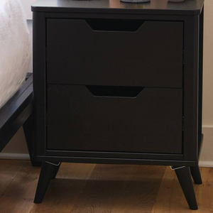 โต๊ะข้างสีดำพร้อมลิ้นชักคู่สำหรับตกแต่งทำจากไม้ทำตามสั่งผลิตโดยผู้ผลิตจากอินเดีย - Product Image 6