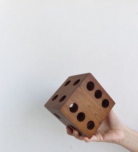 Dés en bois porte-stylo nouveau Design de table de luxe meilleure vente en bois organisateur personnaliser Top qualité porte-crayon bois stylo Caddy - Product Image 2