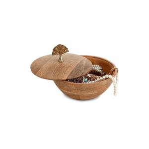 Rounded Wooden Designer <b>Bowls</b> Best for Serving Food Amazing Design Breakfast and Dinning Table Decor Soup <b>Bowls</b> <b>With</b> <b>Lid</b> - Product Image 3
