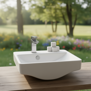 Mobile Lavabo Sospeso Koricini Vieste Grigio Perla 120x50x50 cm con 2 Cassetti - Product Image 3