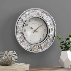 Standard Quality Custom Design Mosaic Wall Clocks for Home Decoration Christmas <b>Space</b> Valentine Minimalist Best Decorative - Product Image 6
