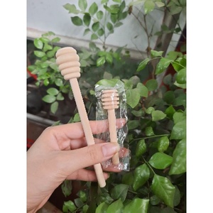 Cuchara de madera para miel Cuchara de té de madera Cuchara para mezclar café Jarabe Servidor de miel Accesorios para té - Product Image 2