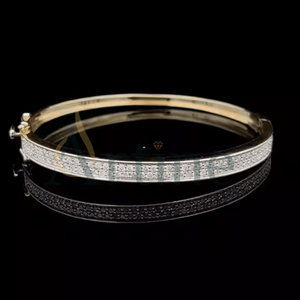 Bracelet avec diamant plaqué or pour les occasions de fête Cadeau pour elle - Product Image 1