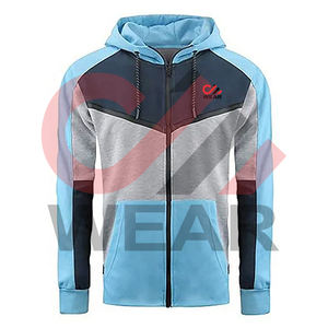 Soins Master vente en gros, survêtement ajusté OEM, fermeture éclair, capuche, Jogging, survêtement de haute qualité pour homme - Product Image 2