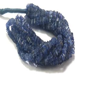 Iolite Smooth <b>Blue</b> Square Shape <b>Beads</b> Centre Drilled Strands Plain Square <b>Beads</b> Made of Crystal Stone 4mm Size Jewelry Making - Product Image 1