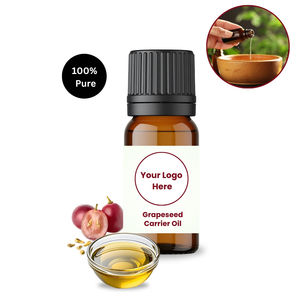 Huile de pépins de raisin biologique pressée à froid 100% pure naturelle pour les soins de la peau - Product Image 2