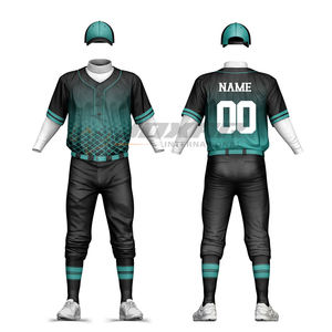 Uniformes de baseball complets avec maillot sublimé et pantalon logo personnalisé inclus tissu respirant à prix réduit à vendre - Product Image 4