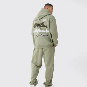 Chándales Deportivos Personalizados de Alta Calidad para Hombre al por Mayor, Diseño Personalizado y Lavado Ácido, Chándal Nuevo con Logotipo Personalizado para Hombre - Product Image 4