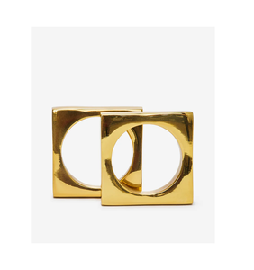 Soporte de anillo de servilleta de latón de diseño superior de forma redonda de alta calidad Personalización de servilleteros exigentes - Product Image 5