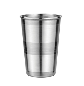 Verre à whisky en acier de haute qualité Verre à vin de finition en métal argenté à vendre Utilisation de célébration de fête à un tarif raisonnable - Product Image 2