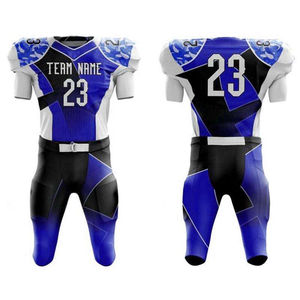 Uniforme de football américain personnalisé en gros de haute qualité unique équipe 100% uniforme de football américain en polyester - Product Image 1