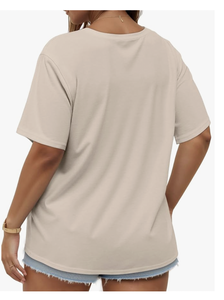 T-shirts en coton peigné pour femmes, taille plus, manches courtes, col rond, logo personnalisé, usine du Bangladesh, vente en gros, nouvelle arrivée - Product Image 6