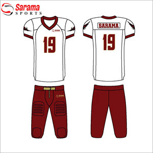 Venta al por mayor de calidad única personalizada uniforme de fútbol americano/equipo 100% poliéster uniforme de fútbol americano, - Product Image 2