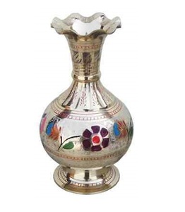 Design vintage fait à la main graver Design Home Decor Pot de fleur pour la décoration à bas prix. - Product Image 3