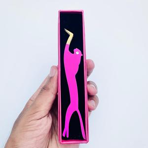 Pince à épiler d'extension de cils de vente chaude avec marque privée personnalisée et boîte d'emballage personnalisée pour une application professionnelle des cils - Product Image 3