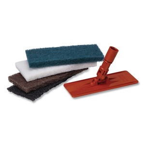 Estropajo de Limpieza de Uso Medio Boardwalk 4.62 X 10, Azul, Suministros de Limpieza de Alta Absorción para Lavavajillas, Abrasivo, 10/Caja para Uso en la Cocina - Product Image 2
