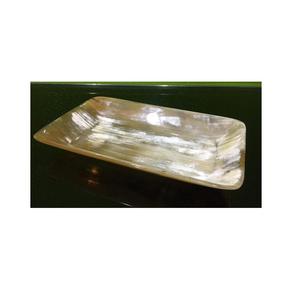 Latest Design Buffalo Ox Horn Serving Tray From India Home Table Top Natural Buffalo Horn Food And Fruits Tray Export Quality - Product Image 3