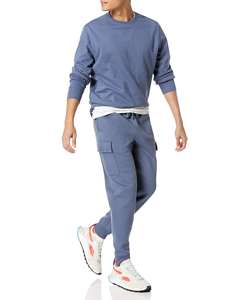 เสื้อฮู้ดผ้าฟลีซสำหรับผู้ชายเสื้อสเวตเชิ้ตแบบสวมหัวผ้าคอตตอน100% พร้อมโลโก้ปัก - Product Image 5