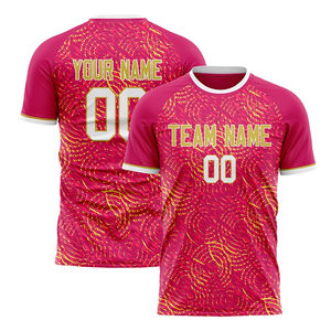 Custom Quality Adult Football Jersey 100% Polyester Quick Dry Automated Cutting Custom Logo Shirts & Tops Sportswear - Product Image 2