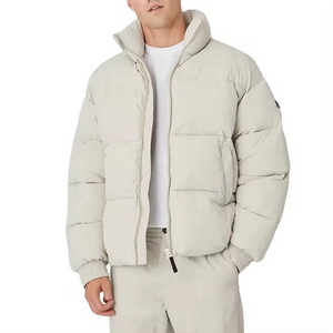 2025 diseño recortado único logotipo personalizado de calidad superior estilo callejero hombres chaqueta acolchada invierno Deep Down Bubble hombres chaquetas acolchadas - Product Image 1