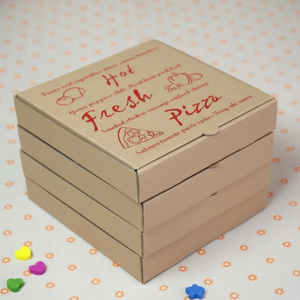 Caja de Pizza Ecológica de Kraft, Biodegradable y Reciclable, Apta para Microondas, Envase de Grado Alimenticio para Operaciones Sostenibles de Pizzerías - Product Image 2